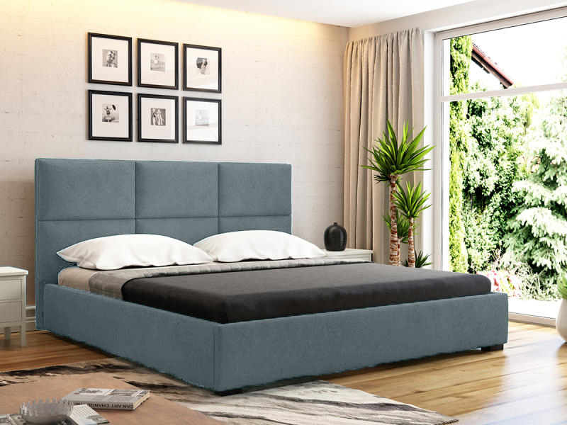 OTTO 160 x 200 PAT DORMITOR LUB GRI ALBASTRUI